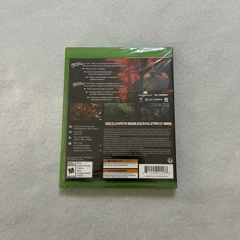 Jagged Alliance Rage [Microsoft Xbox One] Brand New Factory Sealed